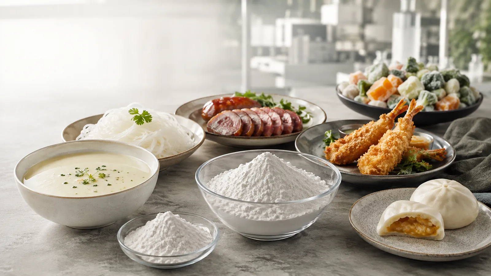 Application overview of potato flakes, potato granules and potato starch in food processing