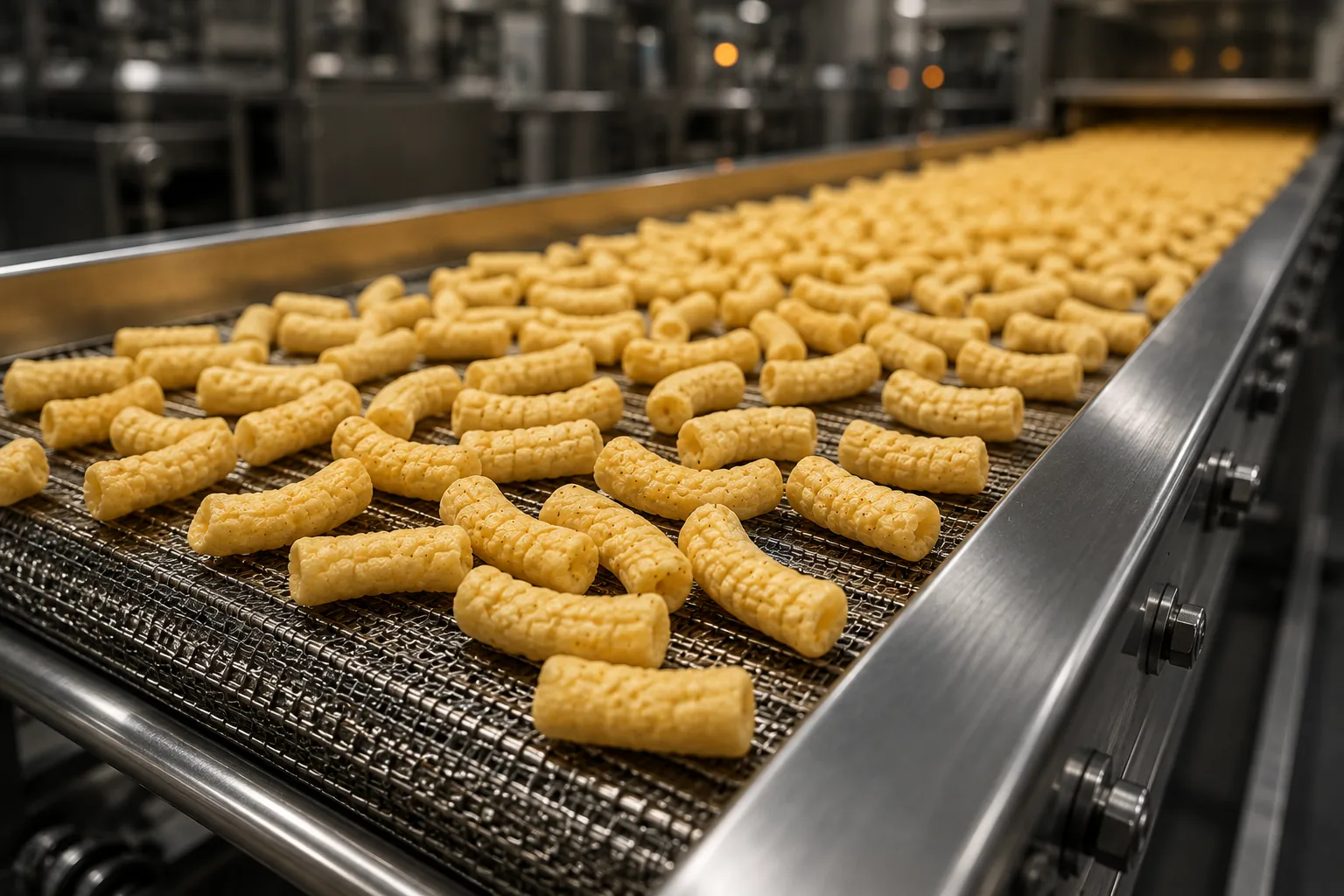 Native potato starch dosing for extruded snack formulas at the Junsheng pilot line