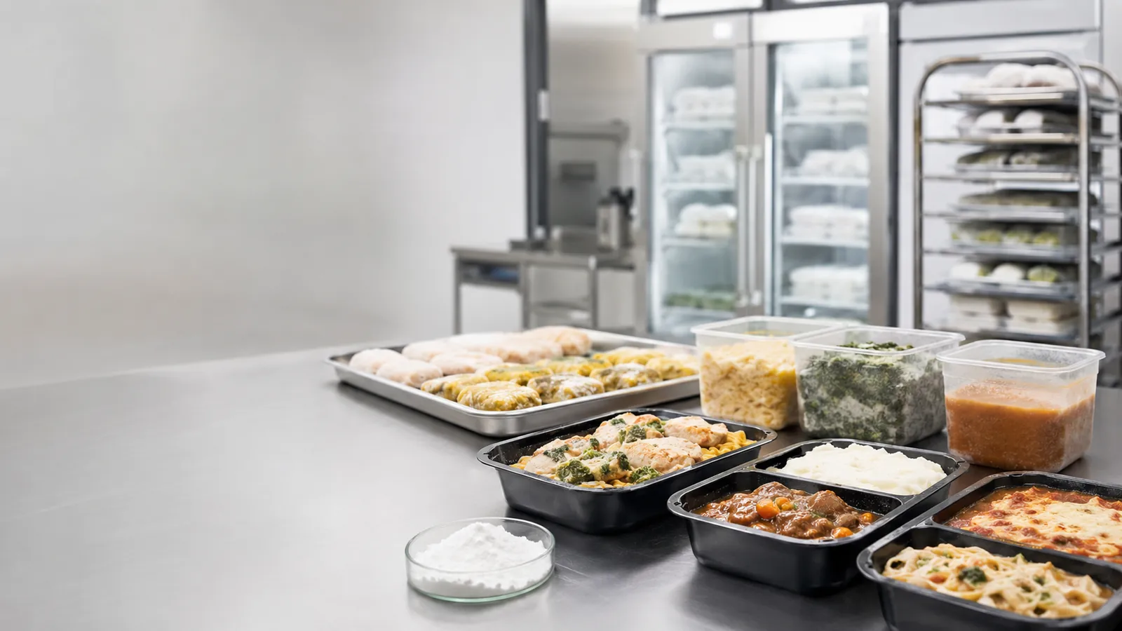 Potato ingredients for frozen prepared foods - ready meal production