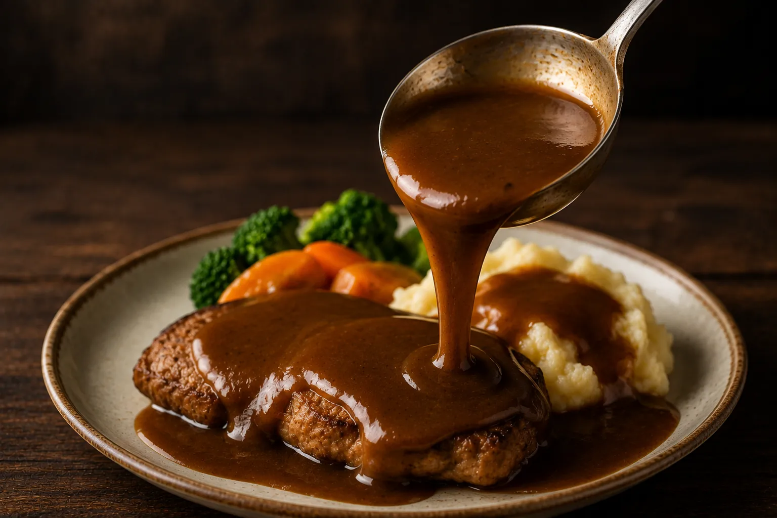 Reheated ready meal with stable texture from modified potato starch