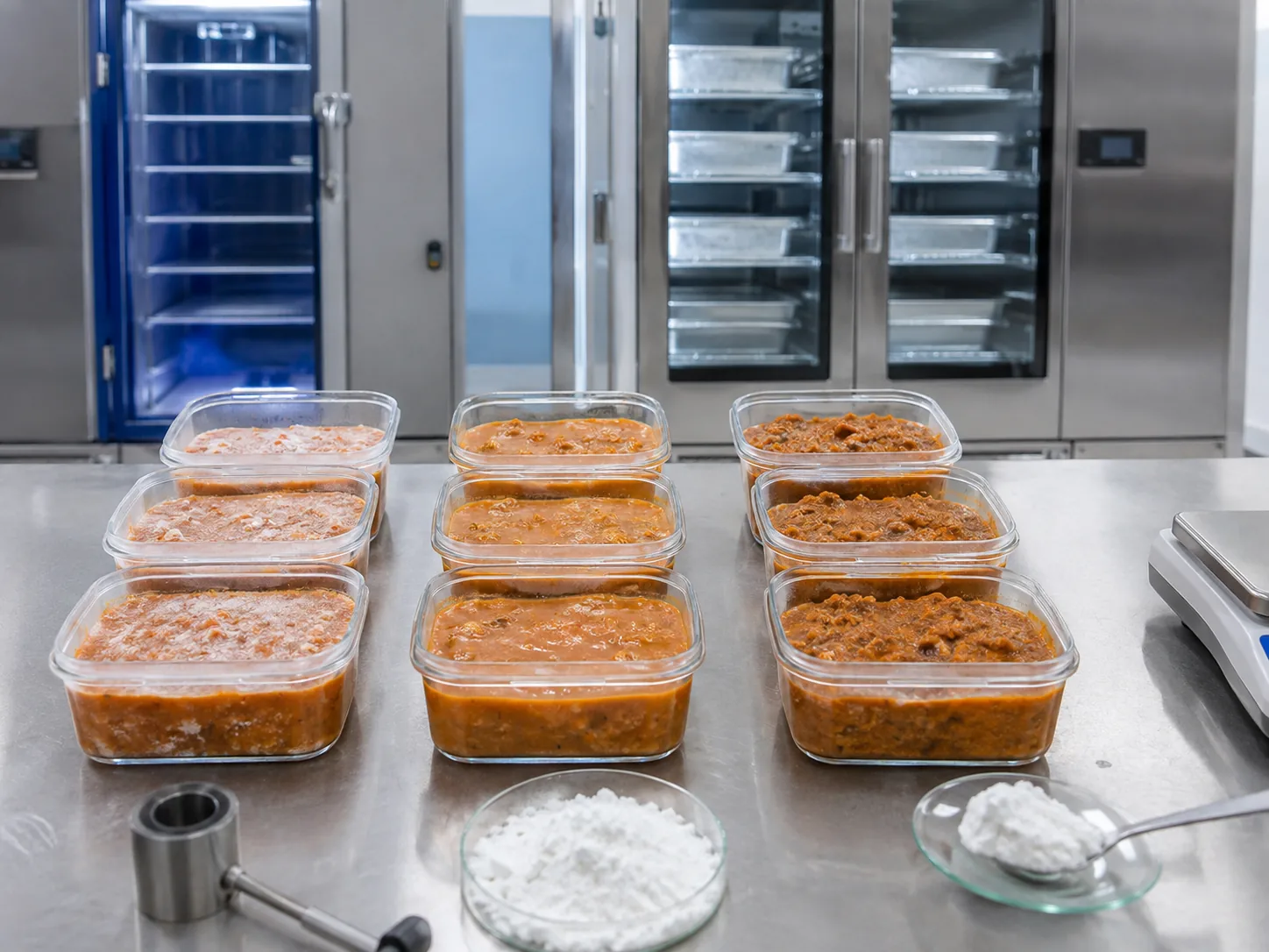 Freeze-thaw stability testing of potato starch in frozen sauce