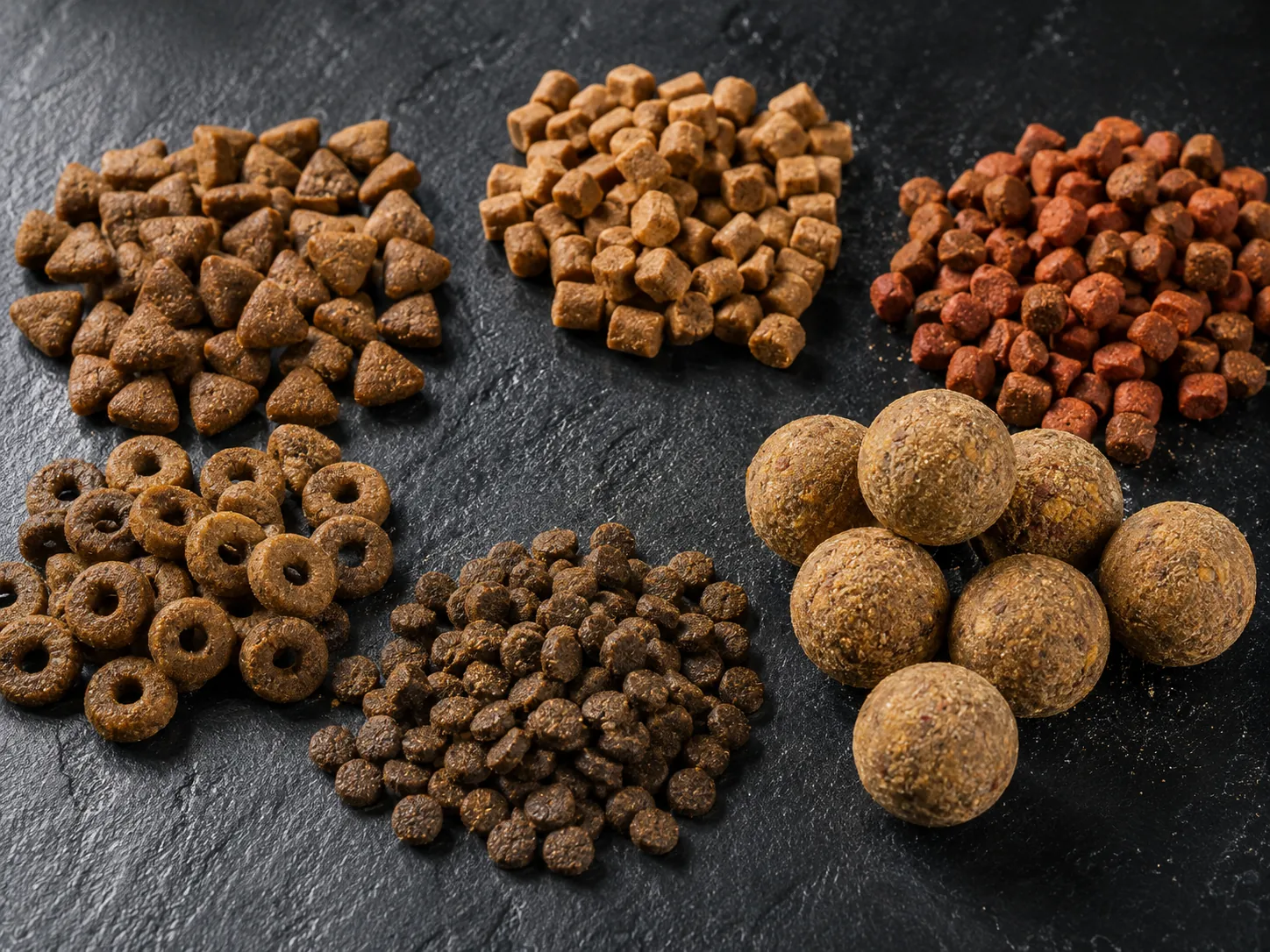 Potato flakes and potato granules for extruded pet food - dry kibble application
